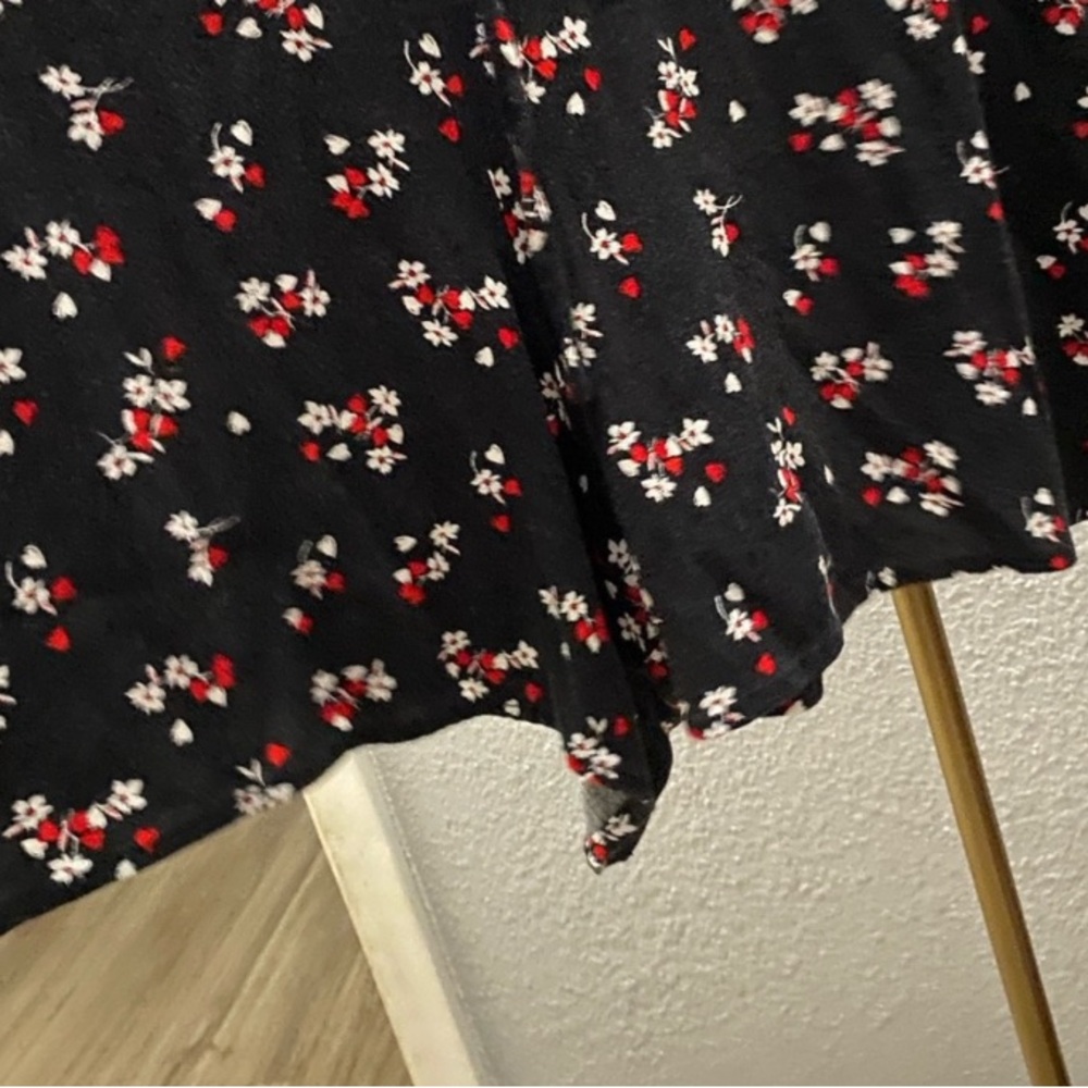 Torrid Black Romper with Floral Accents - Picture 6 of 12